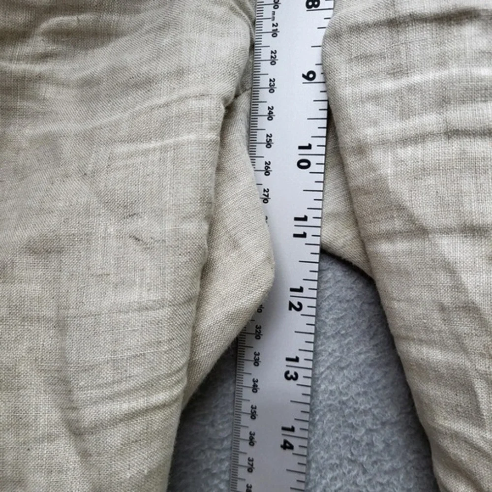 Banana Republic Women Pants 0 Beige Linen Dress Pants‎ Button 28